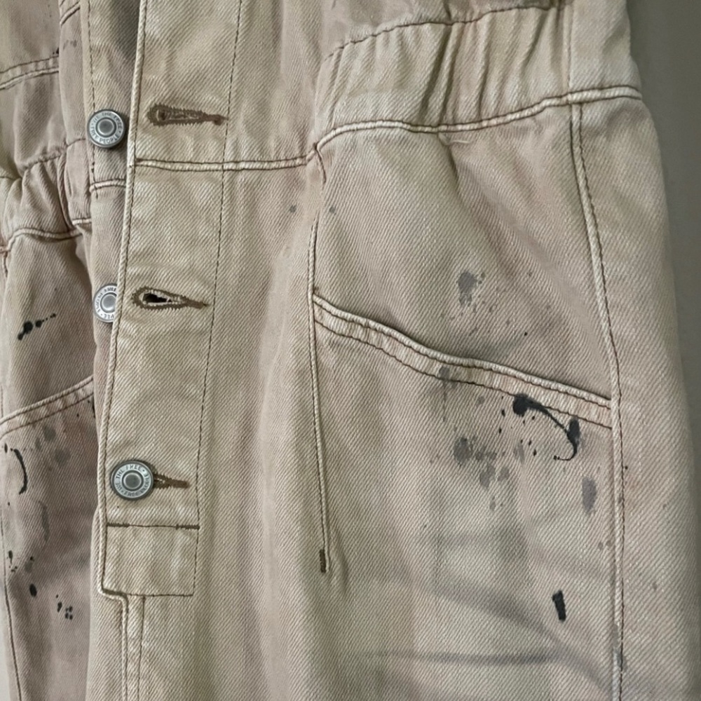 NWT Free People Paint Splatter Jumpsuit - Picture 5 of 12